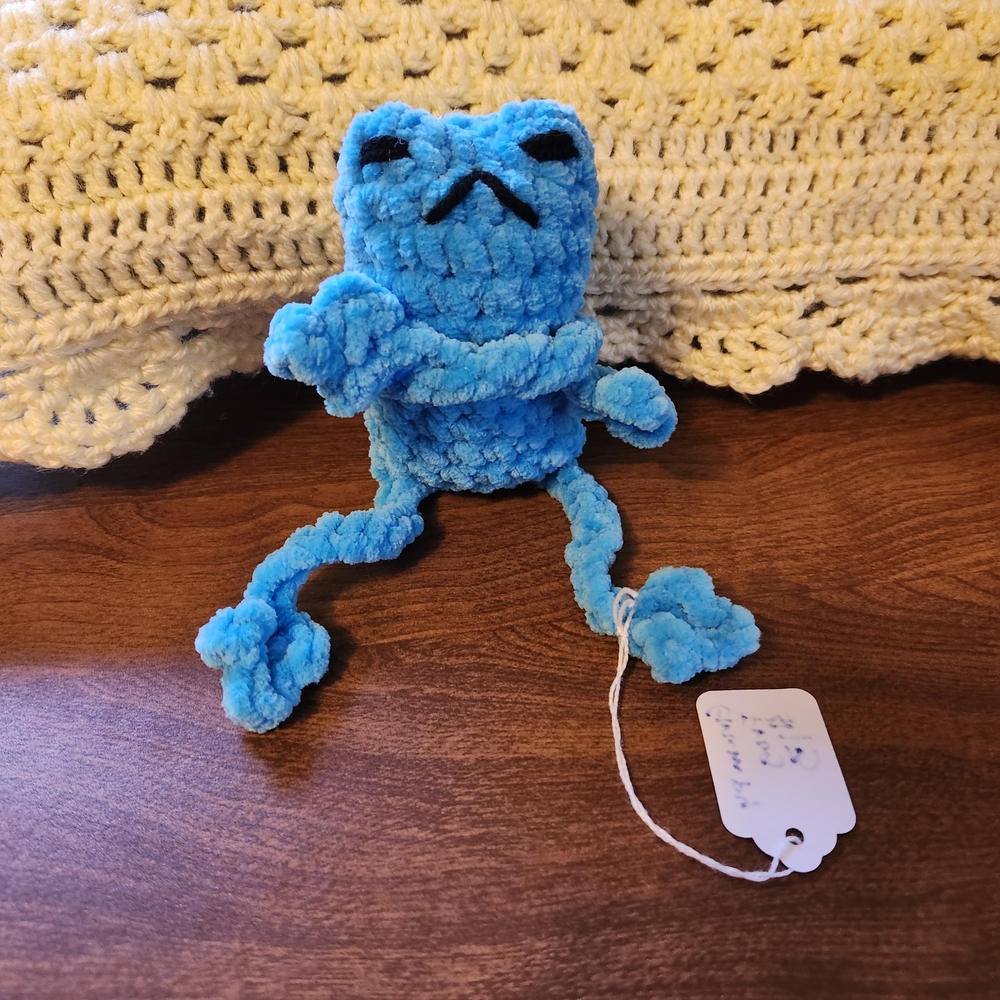 Grumpy Frog Plush